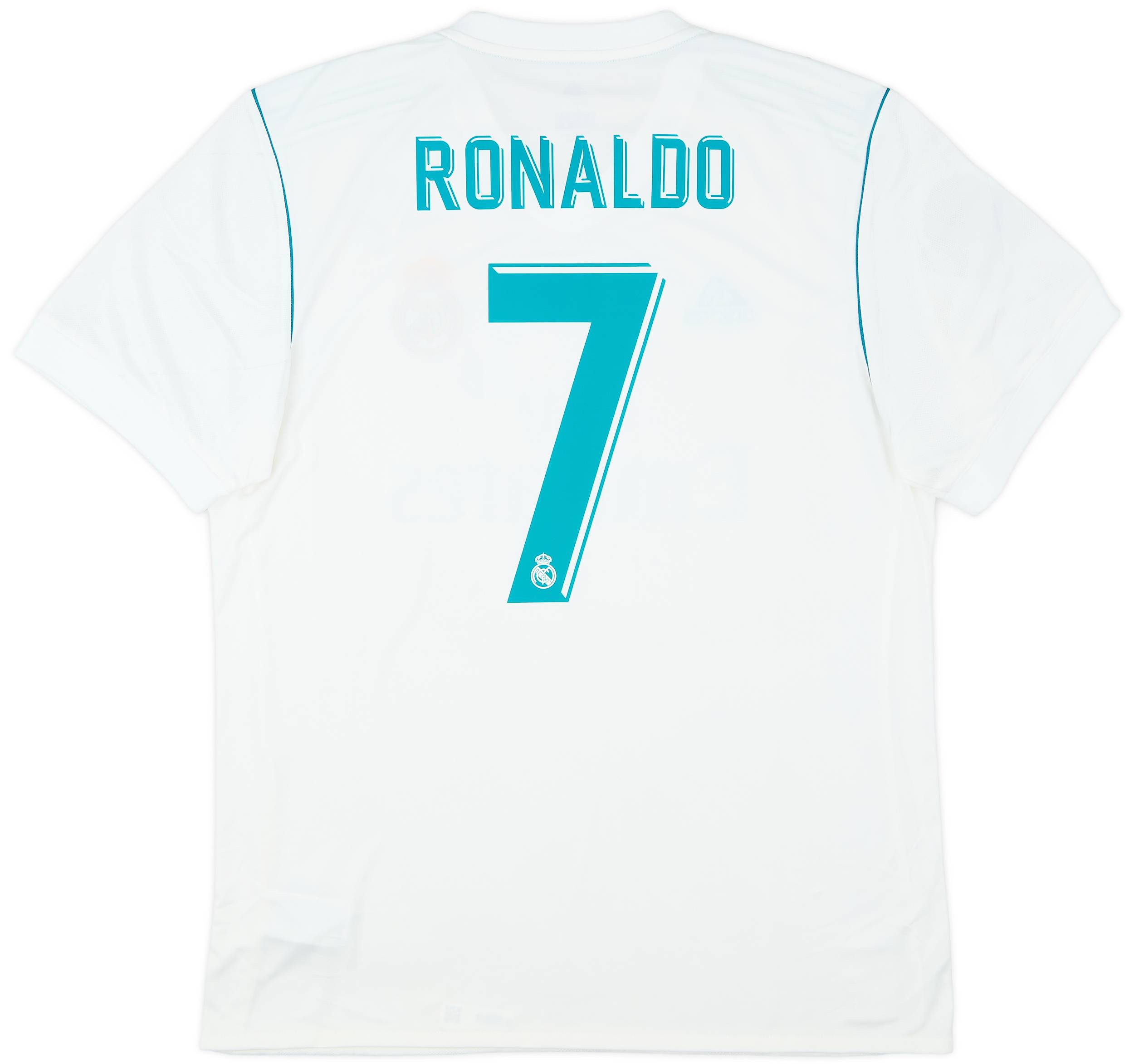 17 18 Real Madrid Home Shirt Ronaldo 7 Player Of Year