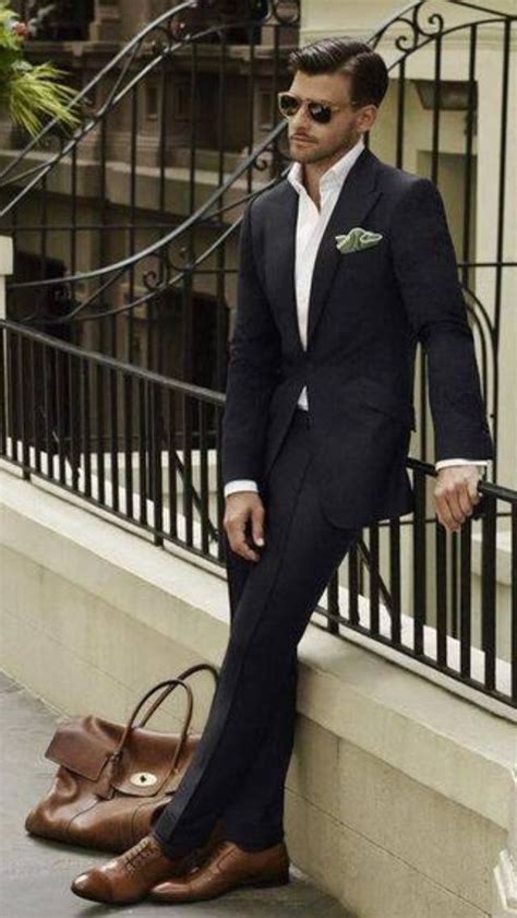 20 Outfit Ideas To Wear Black Pants With Brown Shoes For Men