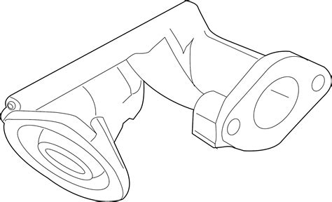 2004 Ford Explorer Sport Trac Engine Oil Filter Adapter 1L2z6881aa