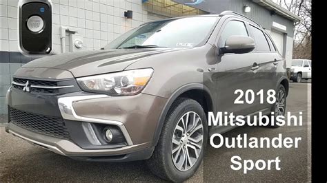 2018 Mitsubishi Outlander Sport Mini 2 Way Remote Start Near Erie Pa