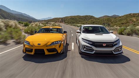 2020 Honda Civic Type R Touring Vs 2021 Toyota Gr Supra 2 0 Blog 2020 Honda Civic Type R Touring Vs 2021 Toyota Gr Supra 2 0 Blog