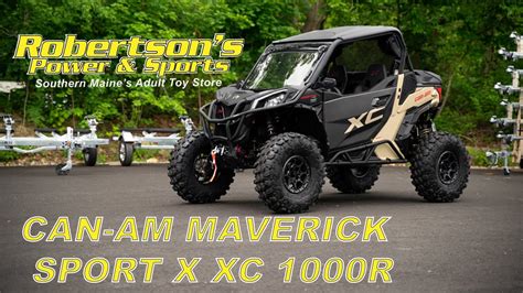 2021 Can Am Maverick Sport X Xc 1000R Walk Around Features And