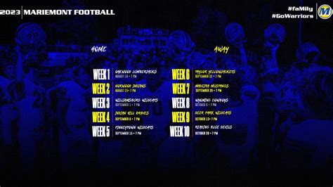 2023 Varsity Football Schedule Announced Mariemont Warriors Athletics 2023 Varsity Football Schedule Announced Mariemont Warriors Athletics