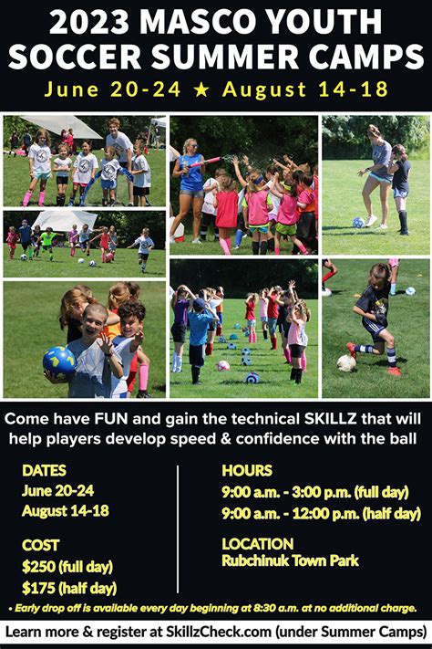 2024 Masco Summer Soccer Camp Skillzcheck Soccer Academy Llc