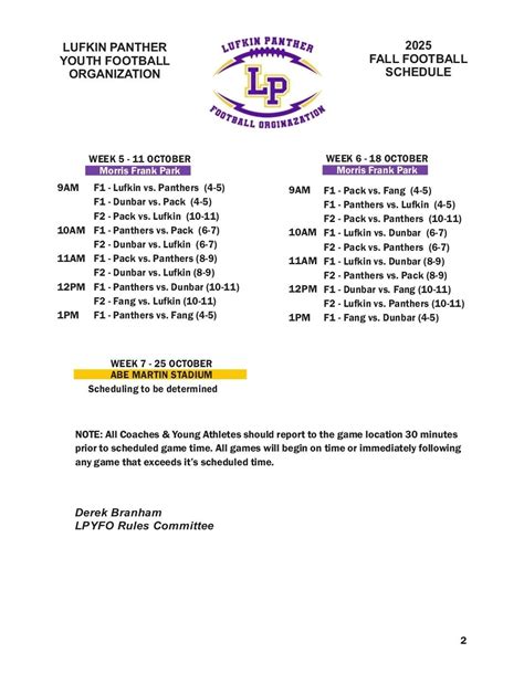 2025 Lufkin Panther Football Discussion Page 8 Main Lufkin Panther