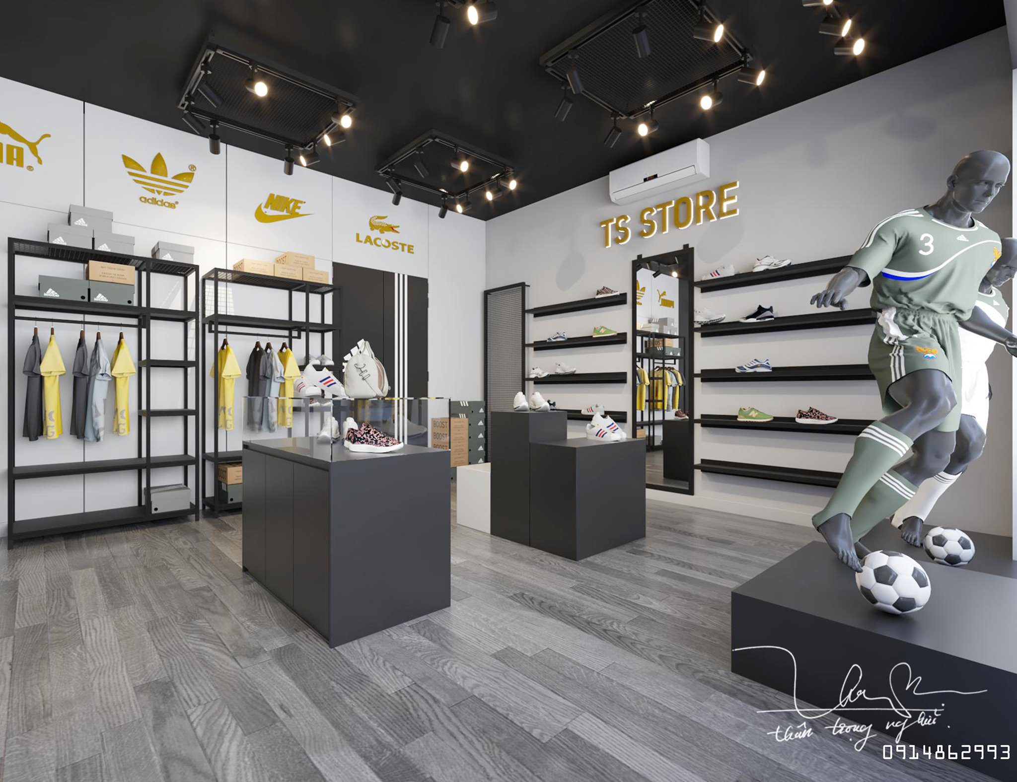 3794 Sports Shop Sketchup Model Free Download By Kts Nghiathan