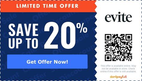 60% Off Evite Promo Code, Coupon Codes - April 2025