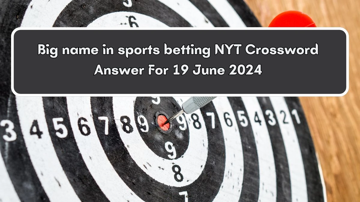 Big Name Sports Betting Crossword: Solve & Win!