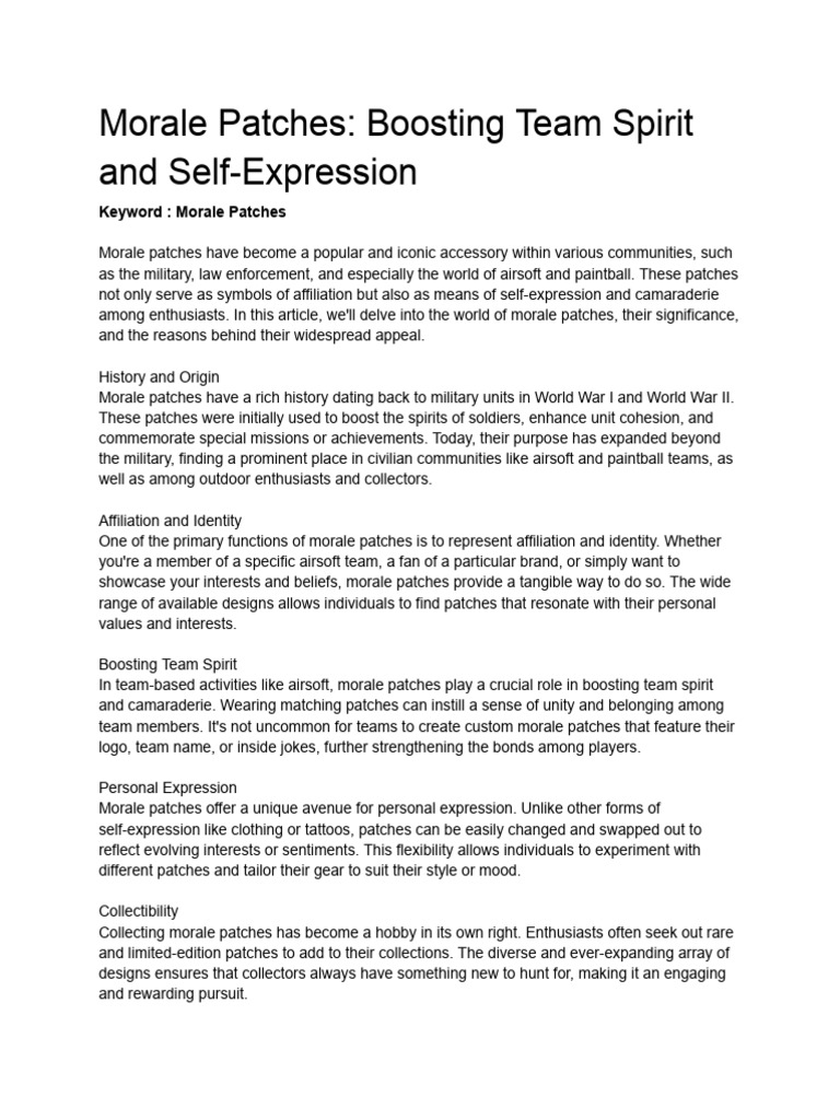 Boosting Team Spirit Elevate Your Game With Custom Promotional