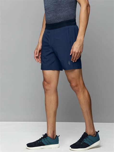 Buy Skechers Men Navy Blue Sports Shorts With E Dry Technology