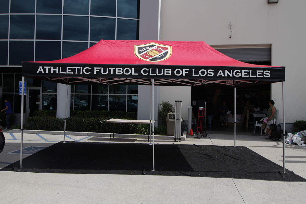 Custom Sports Team Tents Team Fitz Graphics
