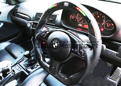 Customized Carbon Fiber Steering Wheel For Bmw E46 M3 Racing Sport