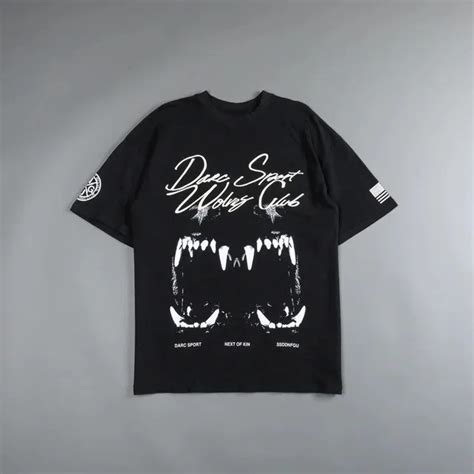 Darc Sport 100 Cotton 240G Oversize Men T Shirt Casual Short Sleeve