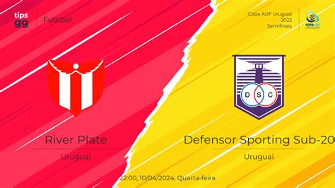 Defensor Sporting Montevideo X River Plate Palpite 14 04 2024 Futebol