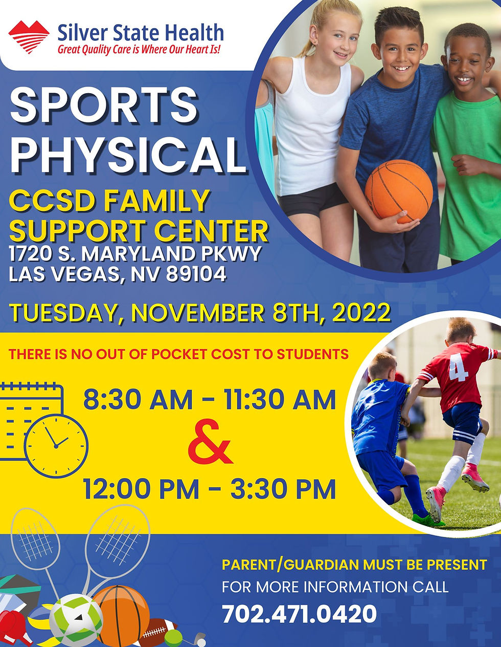 Free Sports Physicals in Las Vegas: Get Yours Today! Free Sports Physicals in Las Vegas: Get Yours Today!
