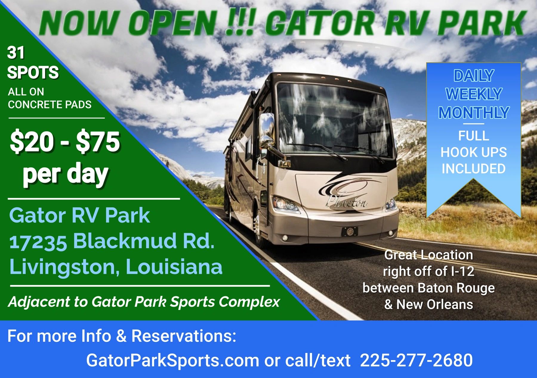 Gator Park Sports Complex & RV Park Livingston Photos