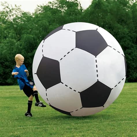 Giant Inflatable Football Toys Ball 130Cm Inflated Beach Ball Outbdoor