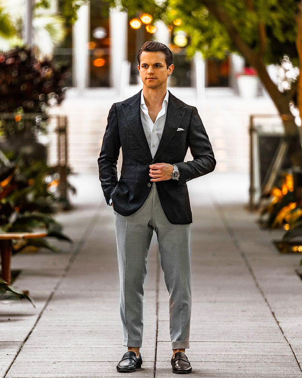 Gray Pants & Black Sport Coat: Perfect Combo?  
Styling Gray Pants with a Black Sport Coat  
Gray Pants Black Sport Coat: Timeless Look