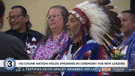 Ho Chunk Nation Swears In New Leadership After Election Youtube
