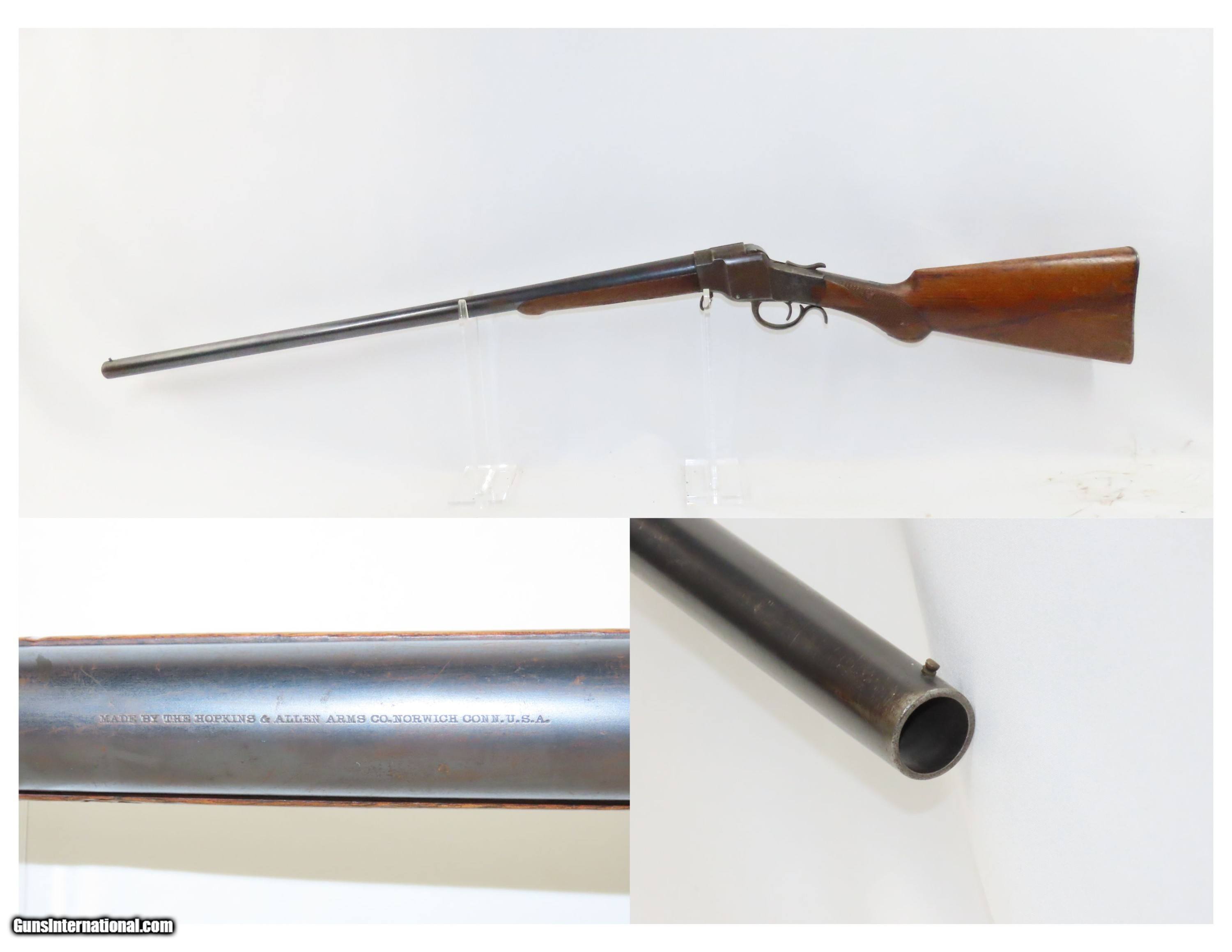 Hopkins Allen Falling Block 12 Gauge Single Barrel C R Sporting Hopkins Allen Falling Block 12 Gauge Single Barrel C R Sporting