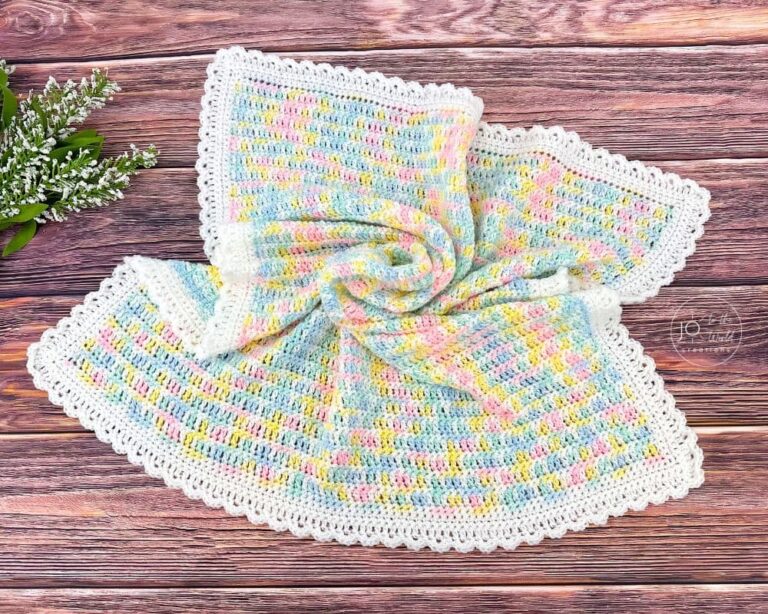 How To Crochet A Baby Blanket For Beginners Jo To The World Creations