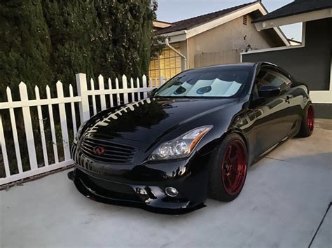 Infiniti G37 Coupe Sports Bumper Front Splitter 11 13