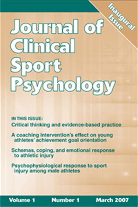 Journal Of Clinical Sport Psychology Volume 7 Issue 3 September 2013