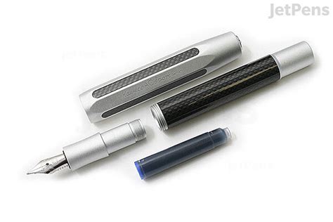 Kaweco Ac Sport Carbon Fountain Pen Silver Medium Nib Jetpens Com Kaweco Ac Sport Carbon Fountain Pen Silver Medium Nib Jetpens Com