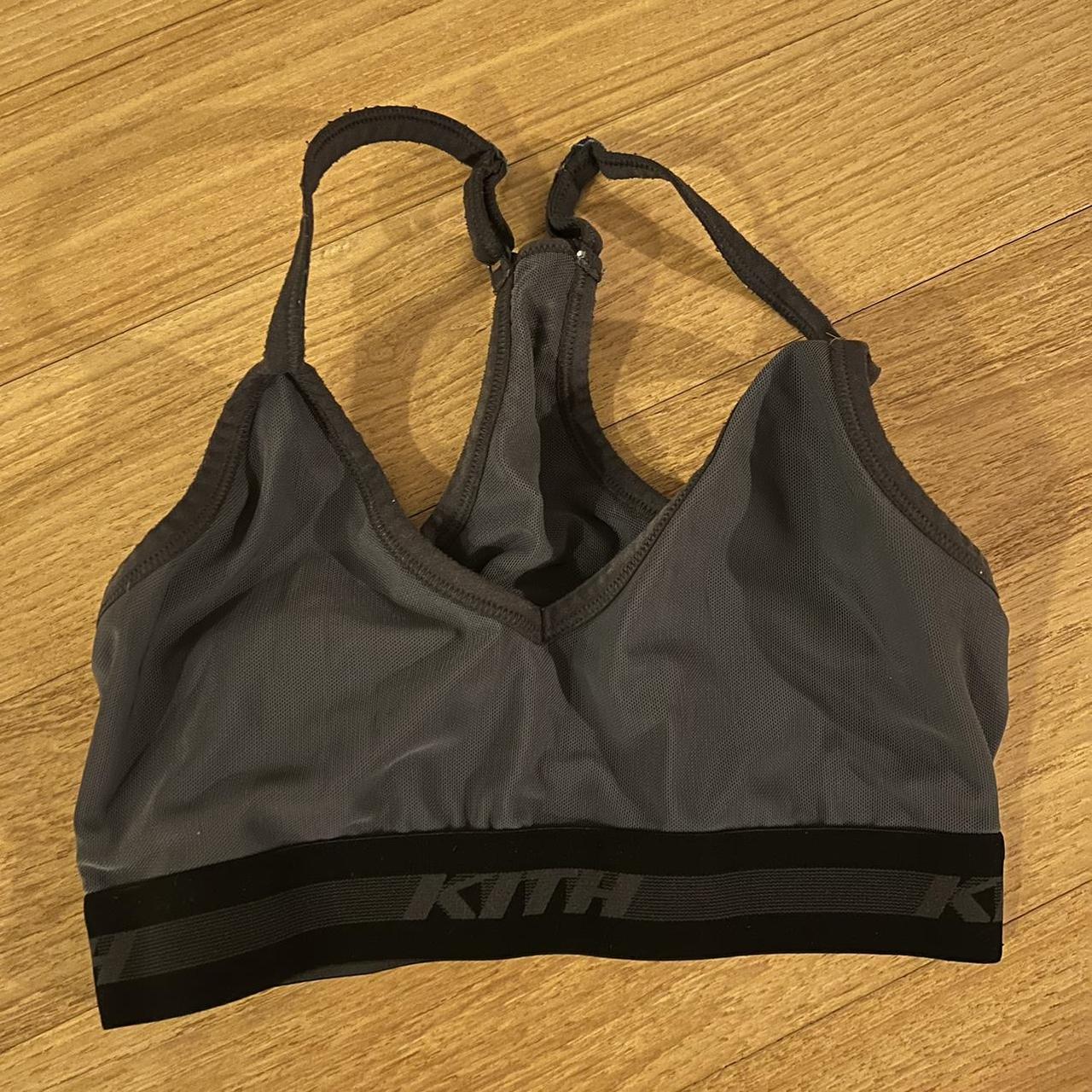 Kith Sports Bra New With Tags Grey Size Depop