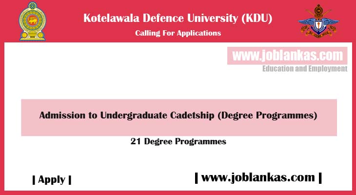 Kotelawala Defence University Kdu Application 2023 Batch 2 Degree