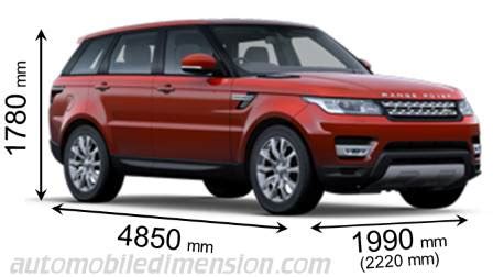 Land Rover Range Rover Sport Dimensions Boot Space And Similars
