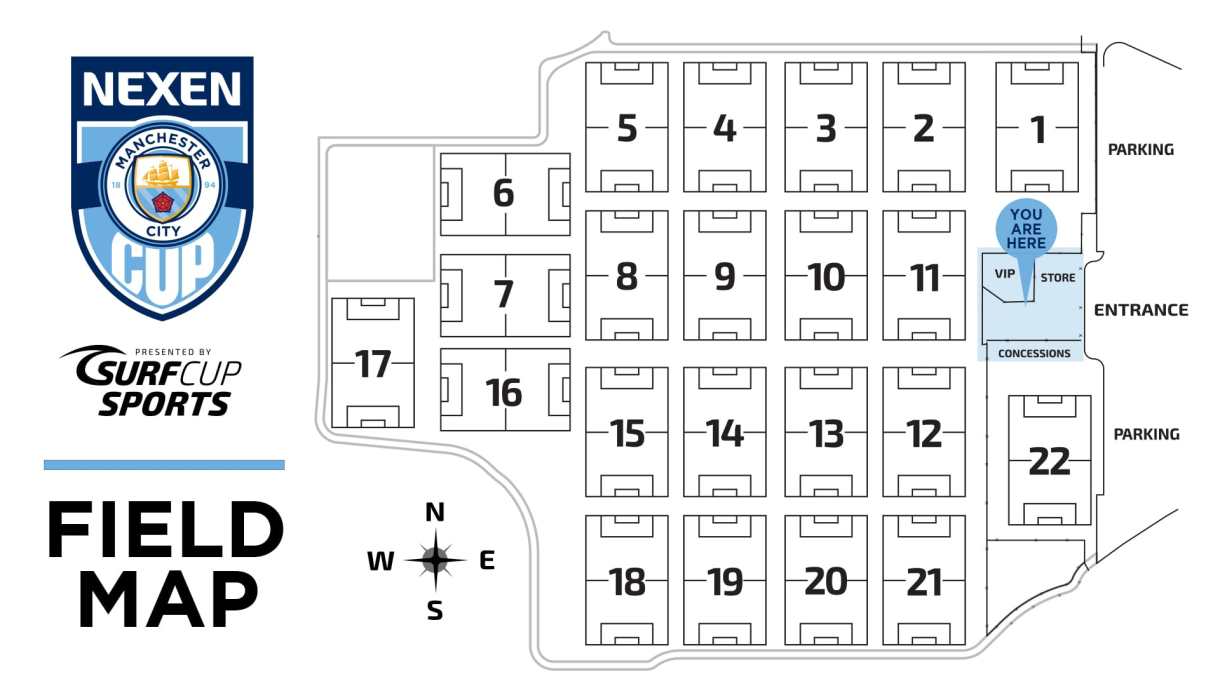 Live Oak Sports Complex Field Map Guide