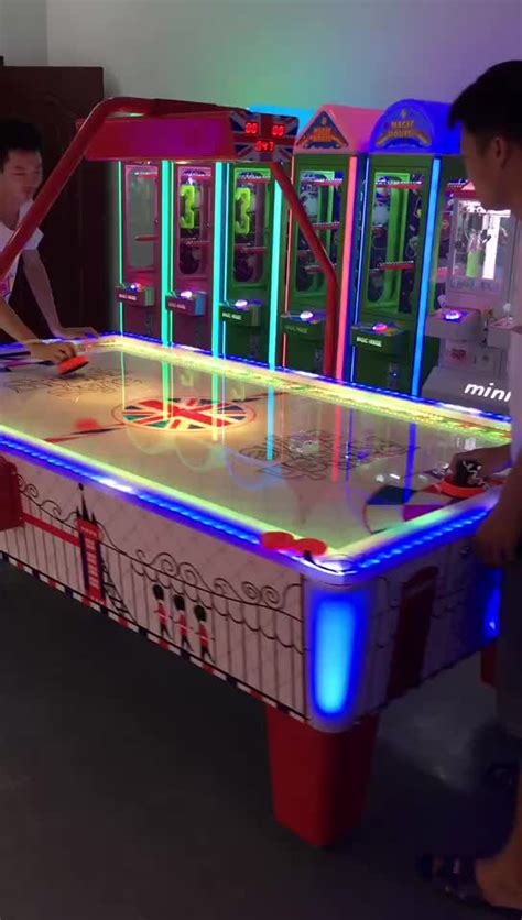 Luxury British Style Arcade Sports Table Air Hockey For Game Center