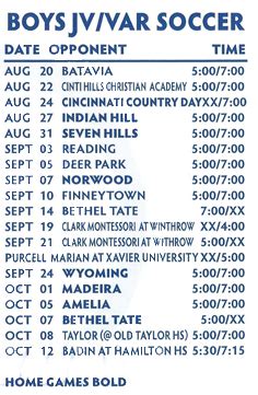 Mariemont Fall Sports Schedules Www Mariemont Com The Village Mariemont Fall Sports Schedules Www Mariemont Com The Village