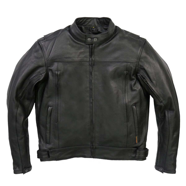 Men S Vented Conceal Carry Leather Jacket