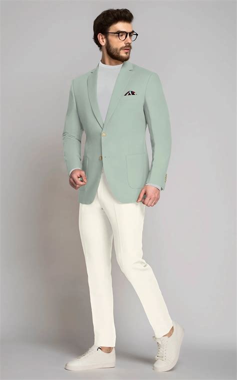 Mens Mint Green Suit Mint Green Blazer Pants