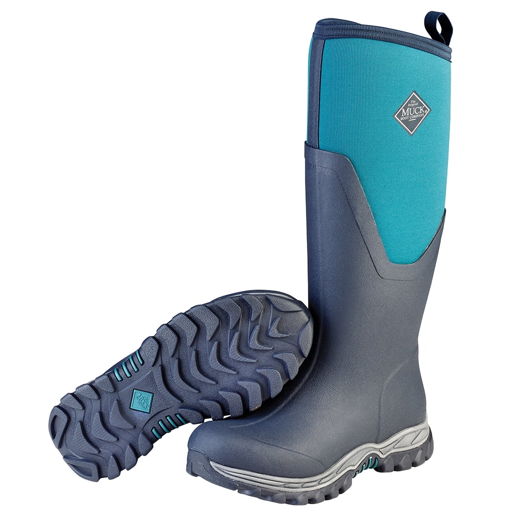 Muck Boot Women S Arctic Sport Ii Hiking Boots Blue Neoprene Rubber 10