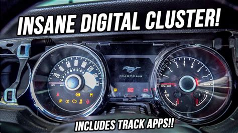 Mustang Digital Dash Cluster Overview Setup Guide