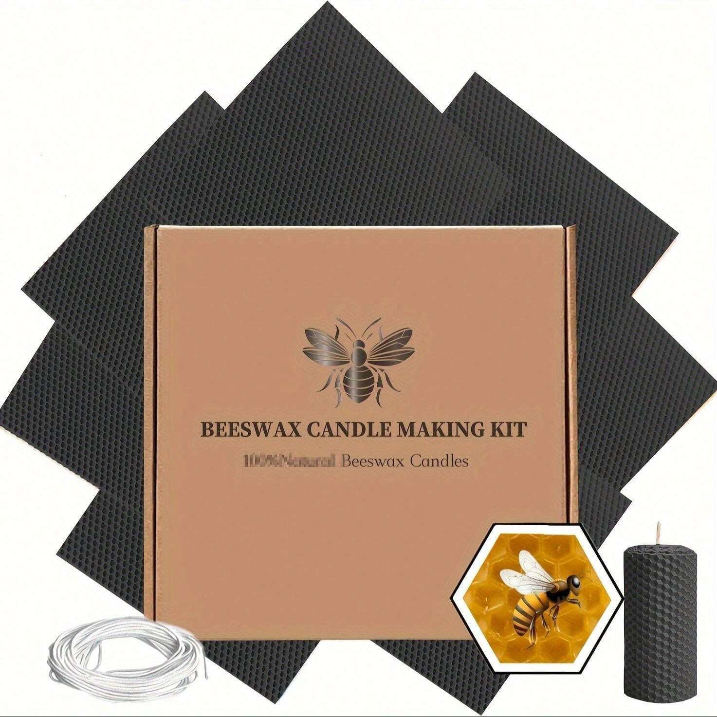 Natural Beeswax Candle Making Kit By House Of Crafts