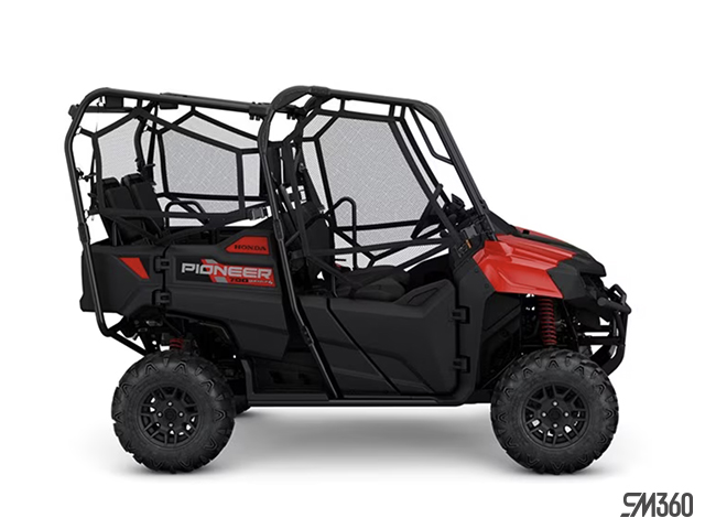 New 2024 Honda Pioneer 700 Deluxe Avenger Red Utility Vehicles For Sale