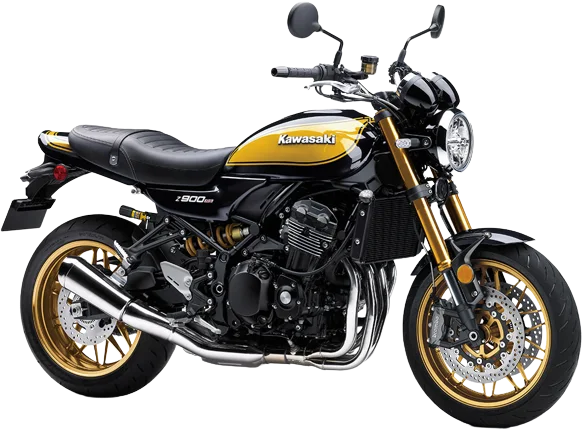 New 2024 Kawasaki Z900rs Se Abs Metallic Diablo Black Motorcycles For
