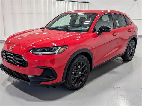 New 2025 Honda Hr V Awd Sport In Milano Red Greensburg H10829