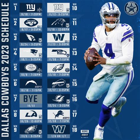 Nfl Schedule 2024 2024 Season Dallas Cowboys Hilda Larissa