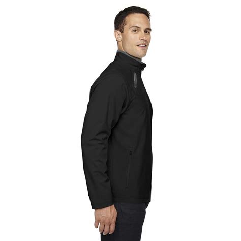 North End Men S Black Three Layer Bonded Performance Jacket Mens