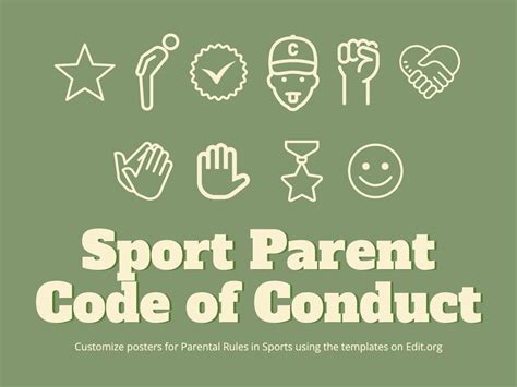 Parent Code of Conduct: Sports Edition