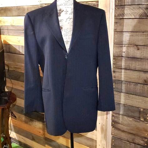 Perry Ellis Suits Blazers Perry Ellis 46L Soft Black Charcoal Perry Ellis Suits Blazers Perry Ellis 46L Soft Black Charcoal