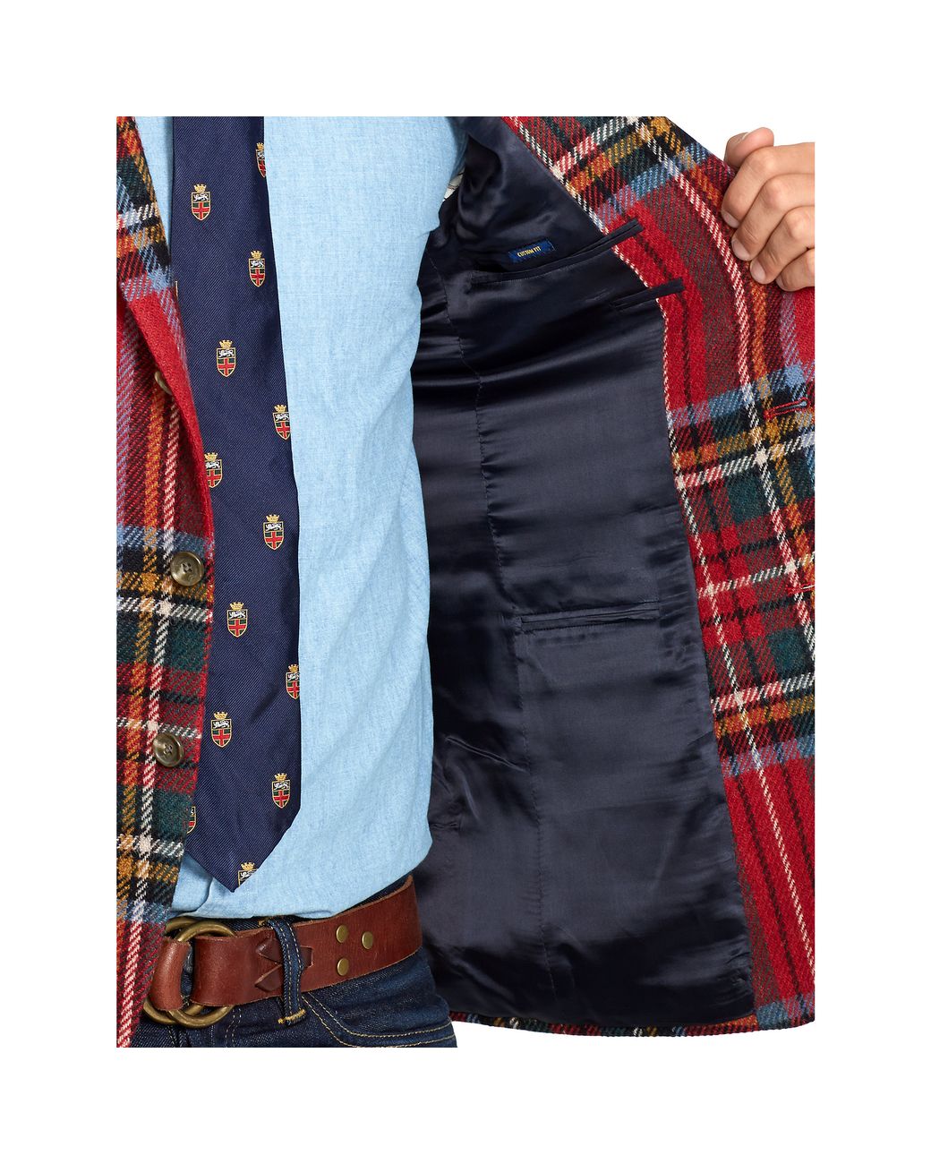 Polo Ralph Lauren Polo Plaid Sport Coat In Red For Men Lyst