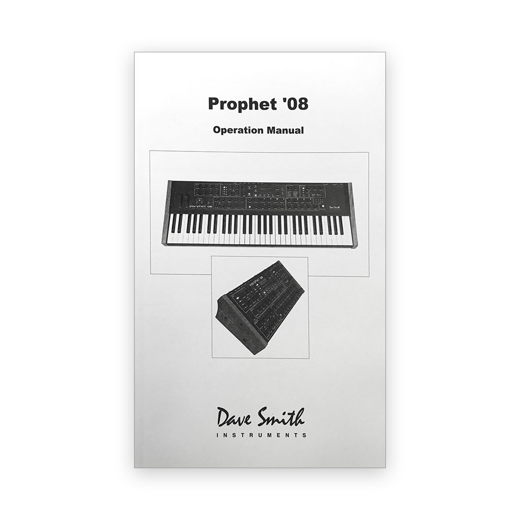 Prophet Sport Mini Manual Prophet Sport Mini Manual