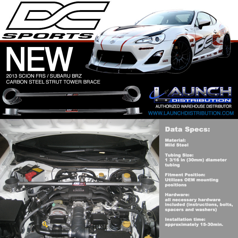 Scion Fr S Subaru Brz Front Carbon Steel Strut Tower Brace Csb1407 Scion Fr S Subaru Brz Front Carbon Steel Strut Tower Brace Csb1407