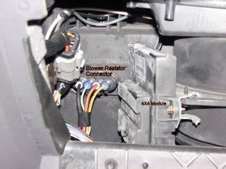 Solved Where Is The Blower Motor Resister Located On My Fixya